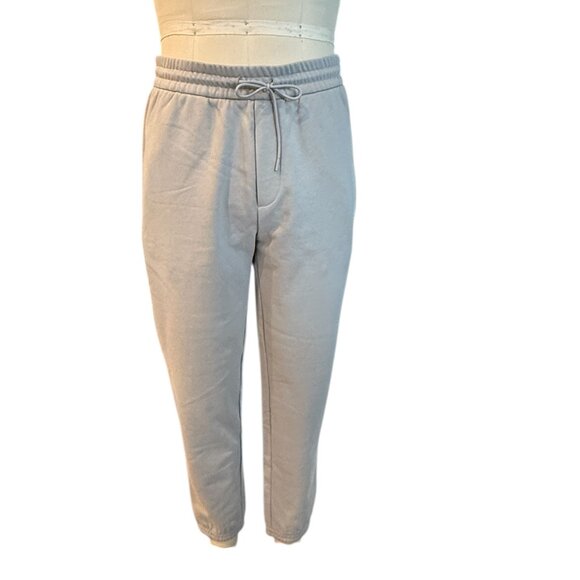 Emporio Armani Mens Gray Cotton Joggers Zip Pocket Sweatpants Logo, M, LG, XXL - Picture 2 of 14